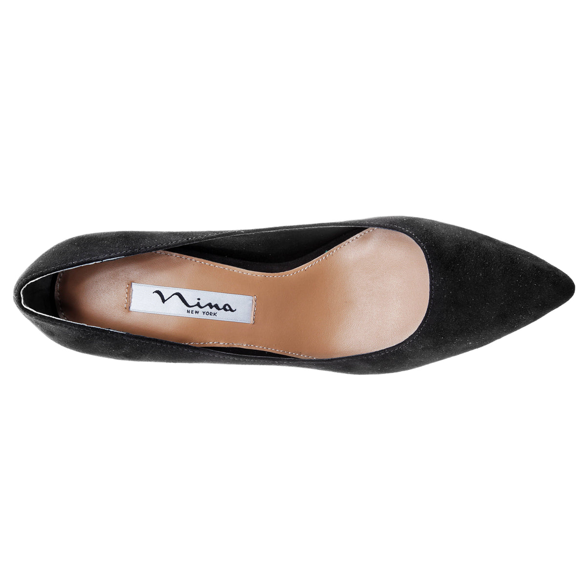 Nina85 Blacksuedette High-Heel Classic Pump | Nina Shoes