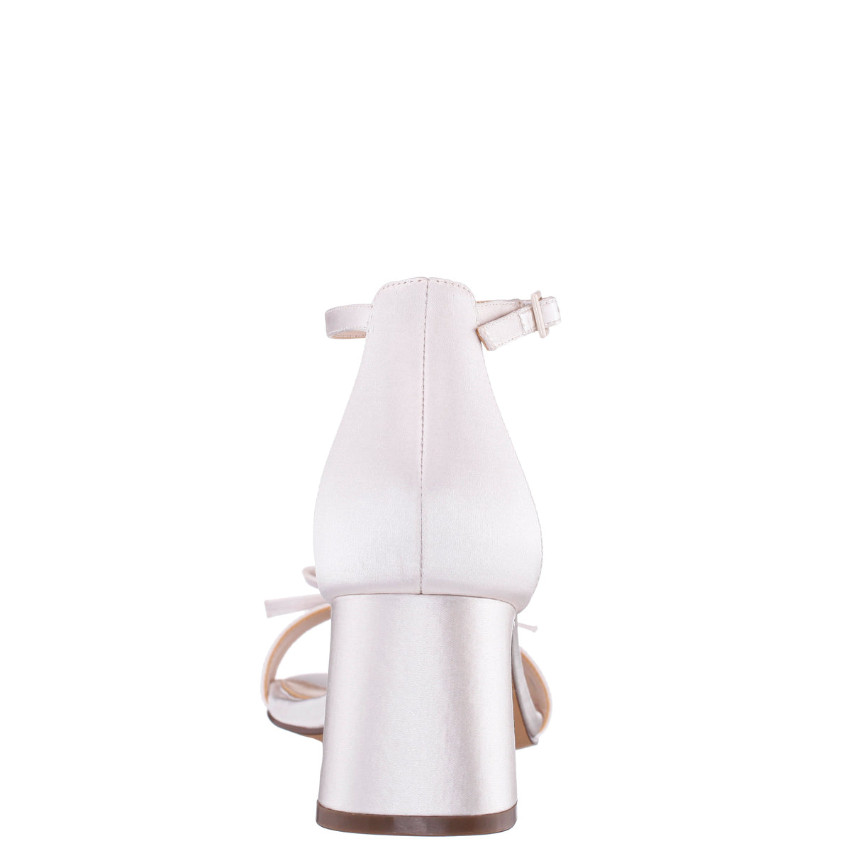Bia White Sandal Mid-Heel | Nina Shoes