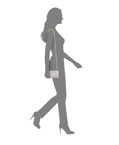 Boujee-L Beige Lace Minaudiere | Nina Shoes