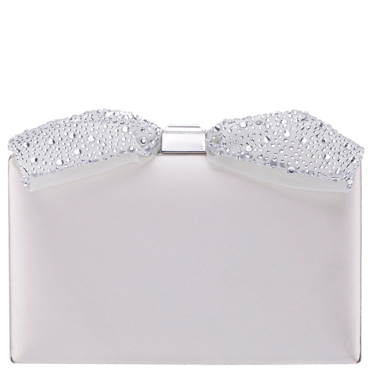 Selena Beige Glass Crystals Minaudiere | Nina Shoes