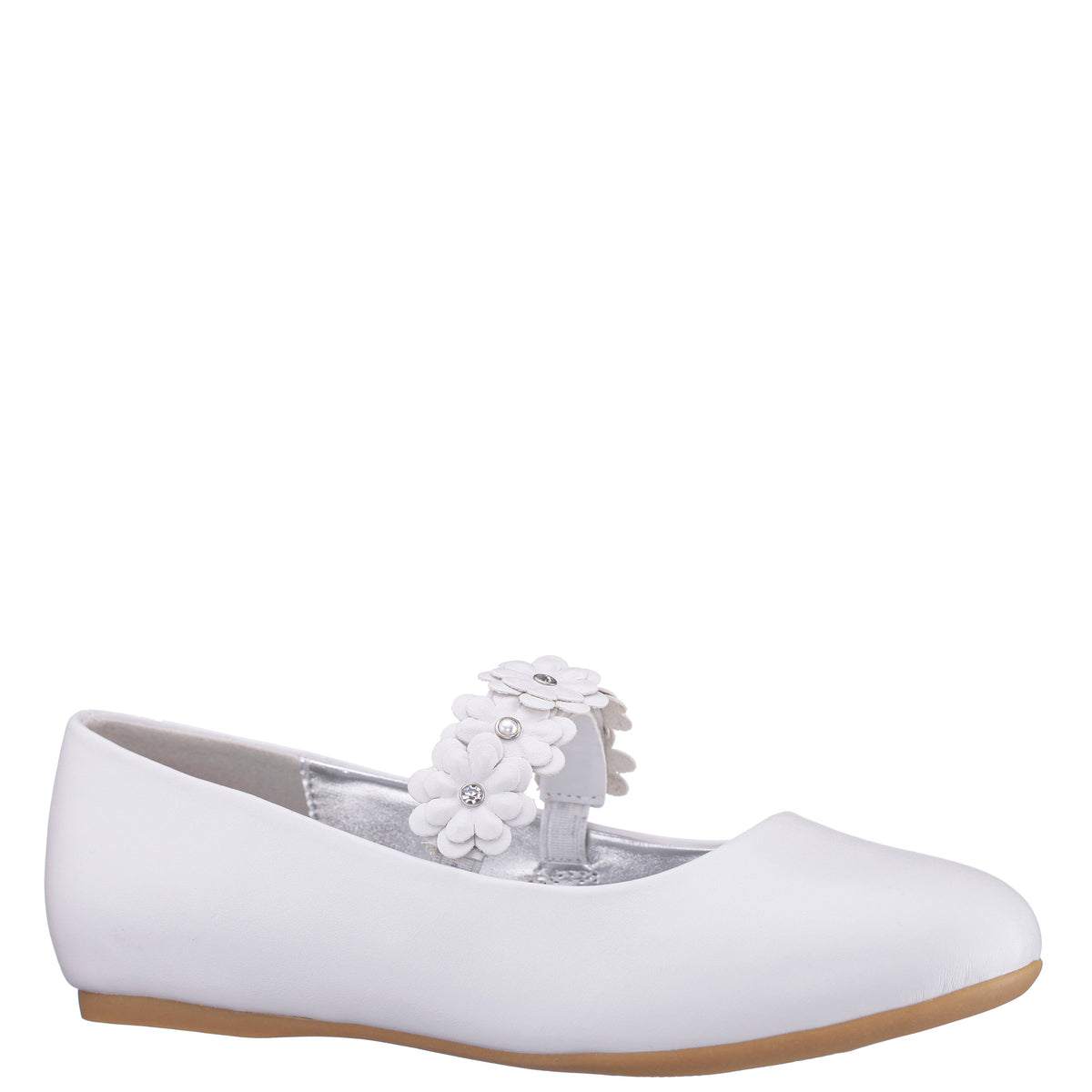 Girls Rozy White Ballet Dress Shoes | Nina Shoes