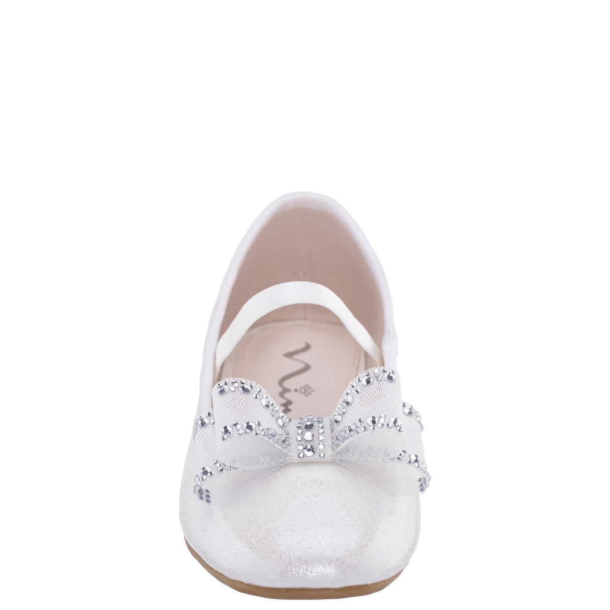 Girls Sidnee White Ballet Dress Shoes | Nina Shoes
