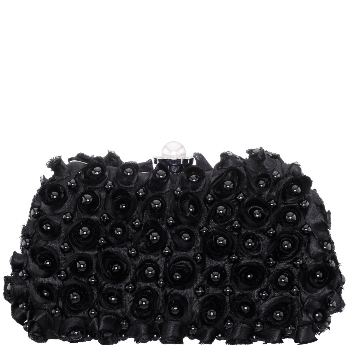 Paloma Black Pearl/Polyester Box Bag | Nina Shoes