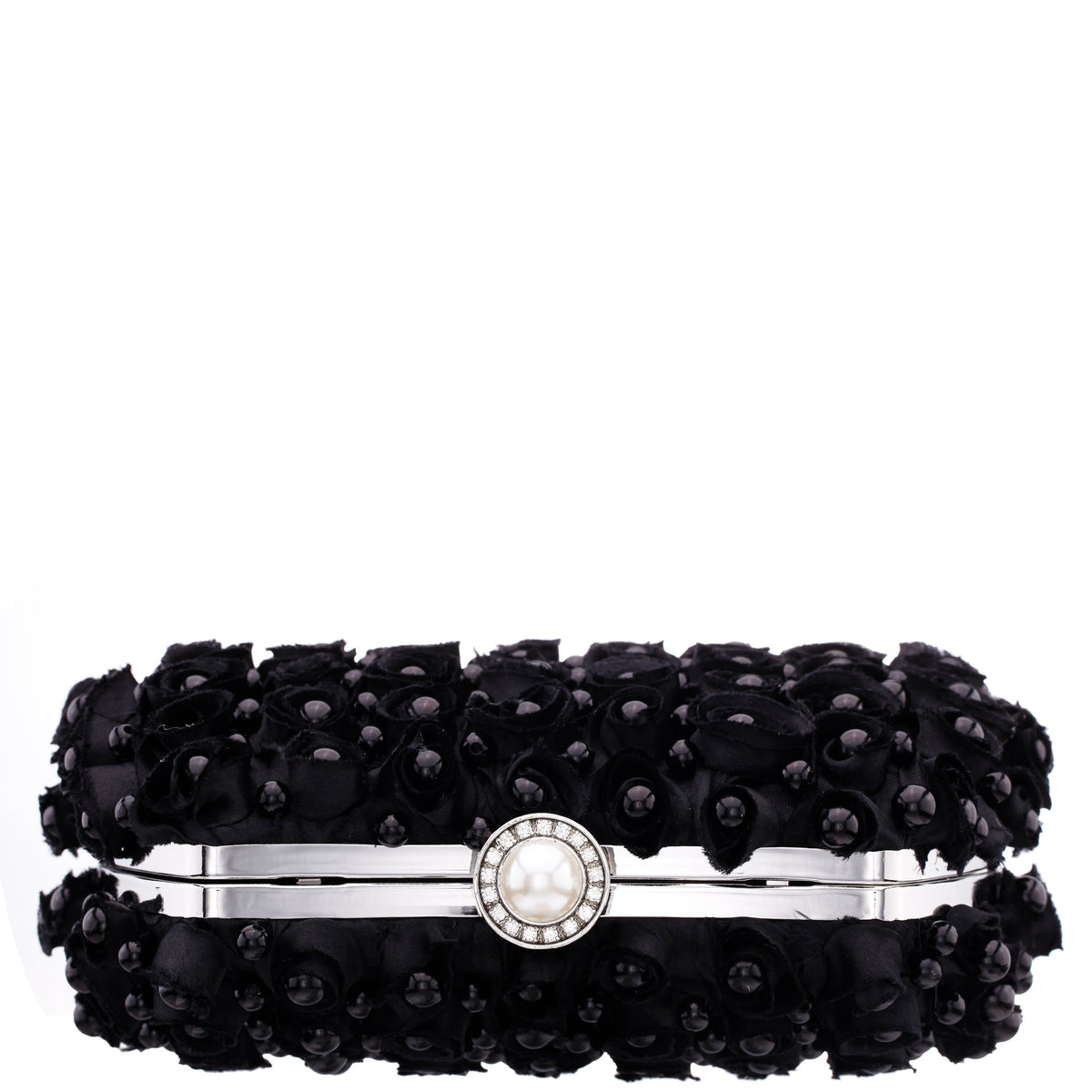 Paloma Black Pearl/Polyester Box Bag | Nina Shoes