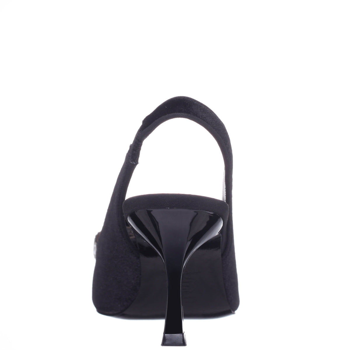 Jolanda Black Slip On Mid-Heel Dress Shoes | Nina Shoes